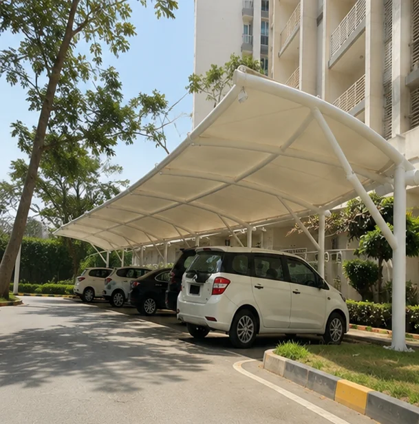 Commercial Multi-Bay Parking Canopy